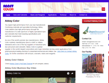 Tablet Screenshot of abbeycolor.com